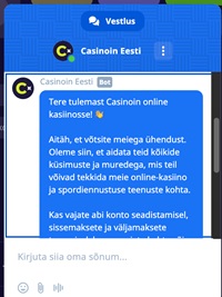 Casinoin kasiino klienditugi